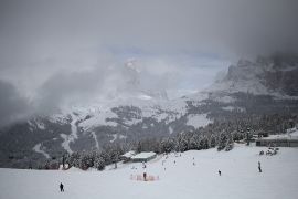 Una delle piste da sci