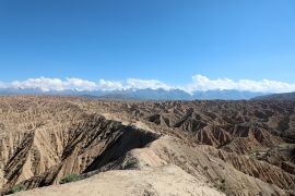 Canyon Ak-Say sul lago Issyk-Kul