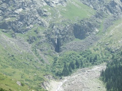 Vista della cascata