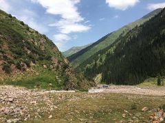 Panorama delle montagne di Kegety