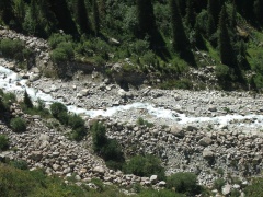 Il fiume Ak-Sai è un affluente dell'Ala-Archi
